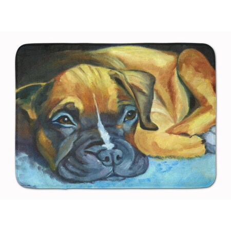 Carolines Treasures Boxer Pup Machine Washable Memory Foam Mat 7401RUG